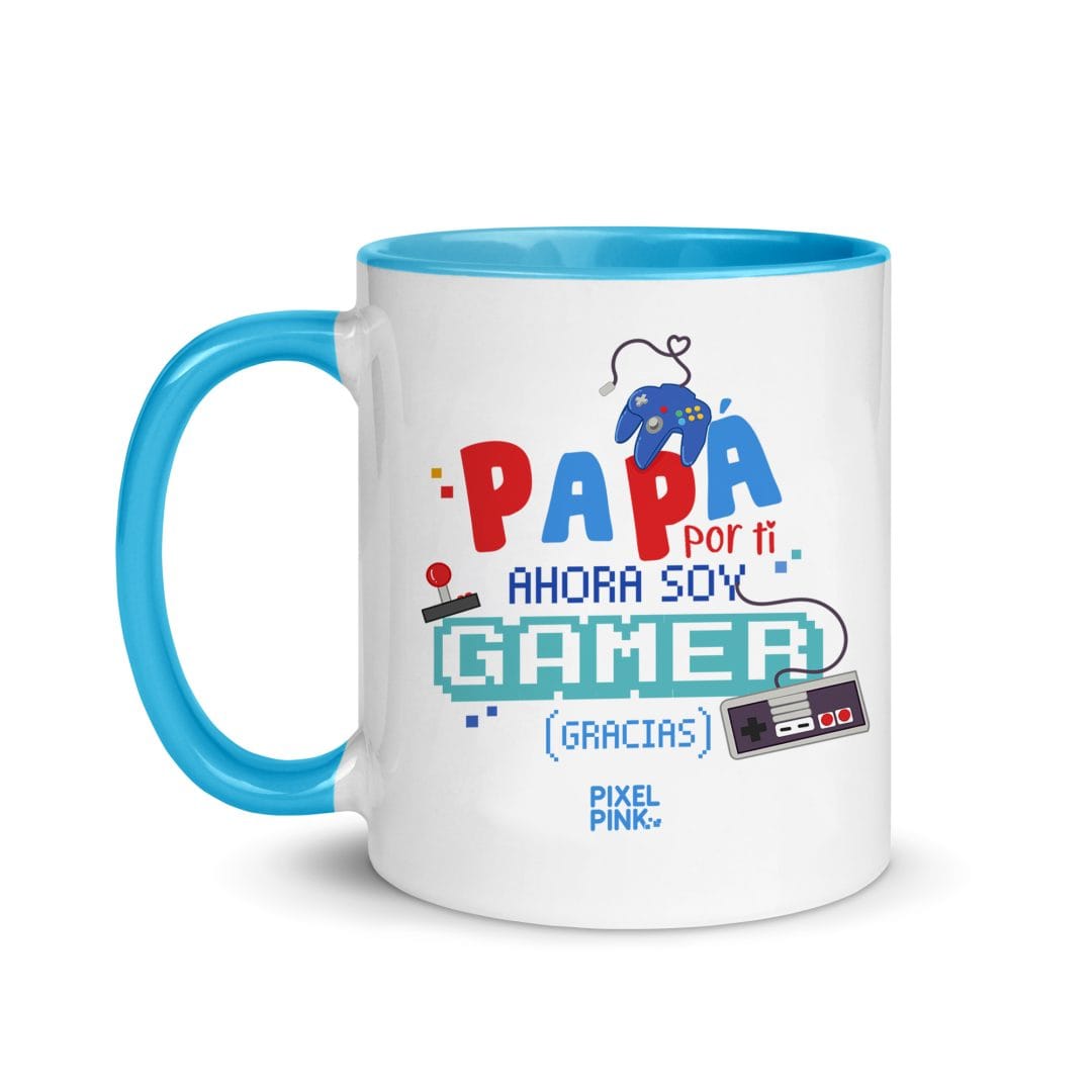 taza para el día del padre, taza papa, taza mandos consola, taza teclado, taza nintendo switch, taza azul, taza papi, taza papa gamer, taza humor, taza con frase divertida, taza decoración, taza videojuego, taza videoconsolas, tazas para días especiales, taza cumpleaños, taza cerámica azul, frases graciosas para mi padre, taza nintendo switch, mockup taza, frases para el día del padre, mandos nintendo switch, taza nintendo 64, taza super nintendo, taza nintendo nes, taza gameboy, taza para regalar