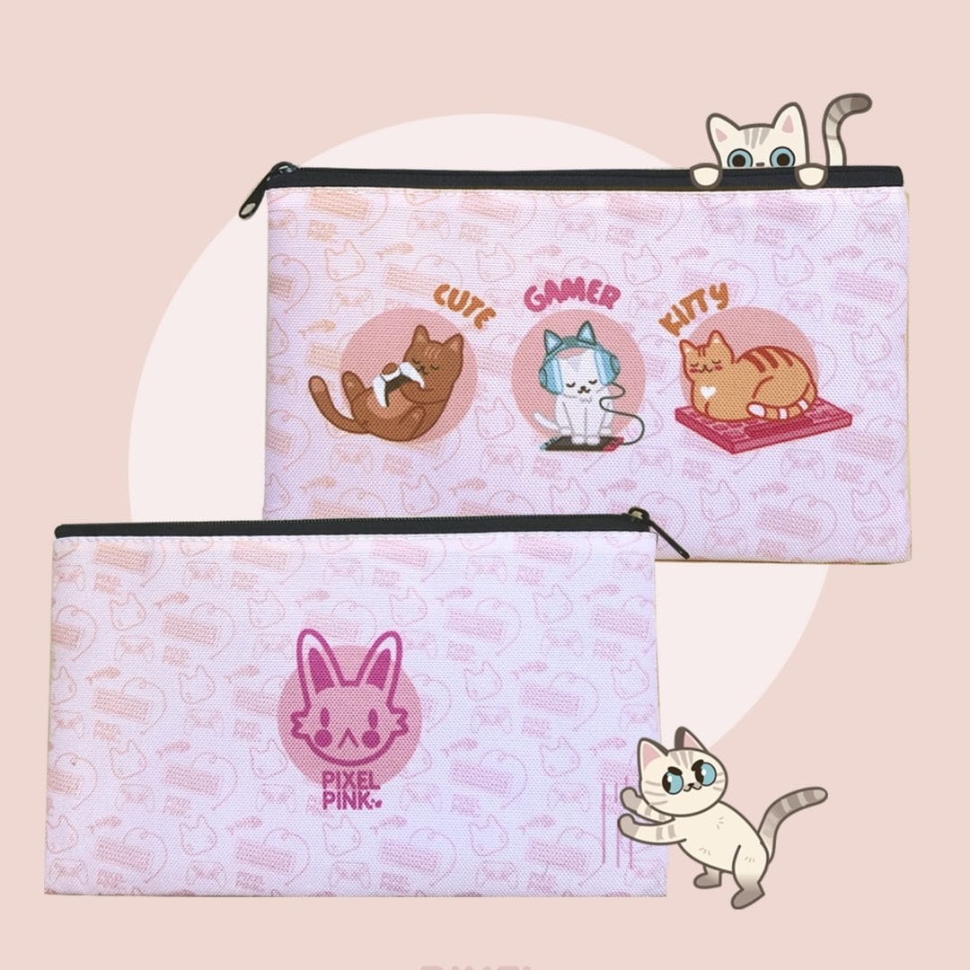 Estuche Gamer Gatitos – Cute Gamer Kitty